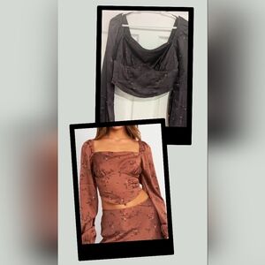 Emory Park Purple Floral top